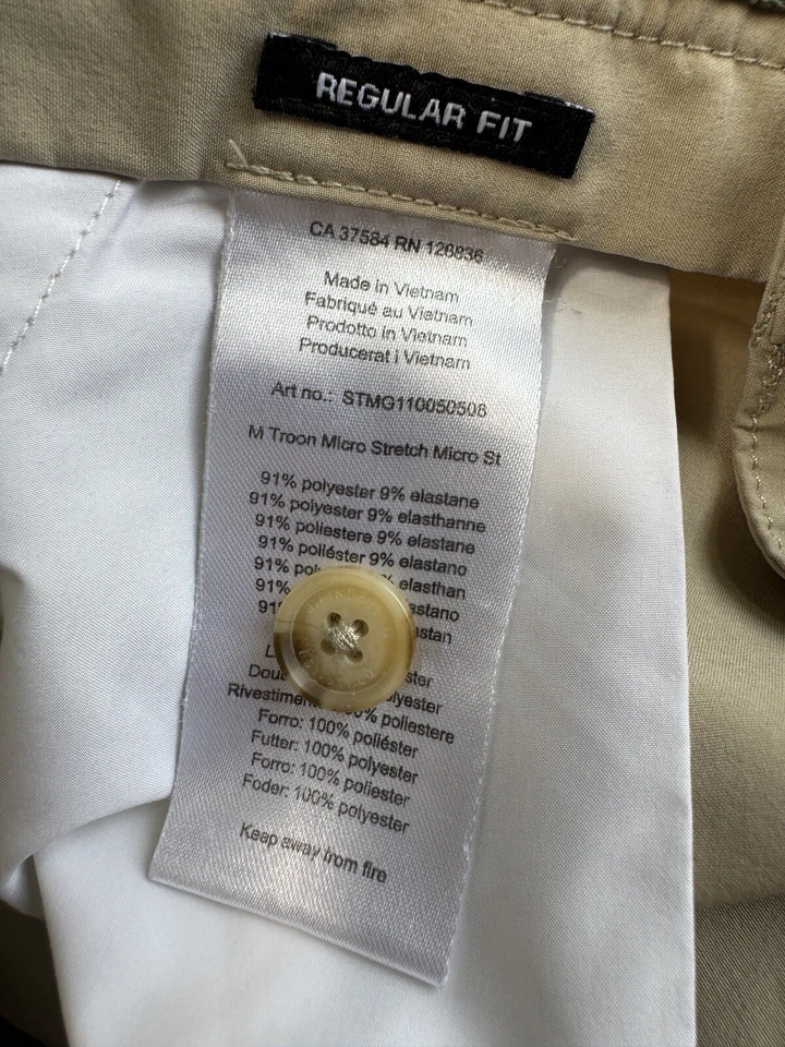 J Lindeberg Pants Mens 36X30 (38x30) Golf Regular Fit Performance Casual Modern - Image 4 of 4