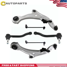 Front Lower Control Arm Ball Joint Sway Bar Tie Rod For 2009-2014 Nissan Murano