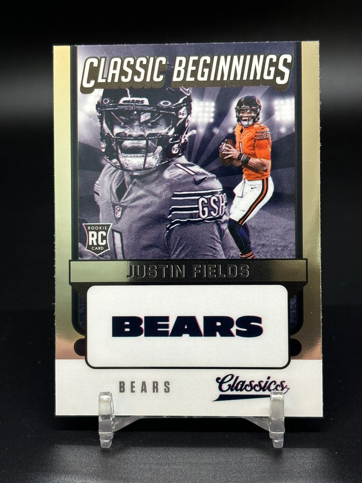 Justin Fields Panini Classics Classic Beginnings #CBJF Base