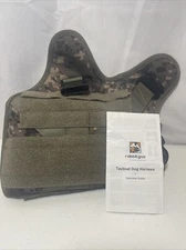 NEW! Rabbitgoo Tactical Dog Harness No Pull Adjustable Reflective Vest Camo