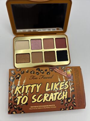 Too Faced KITTY LIKES TO SCRATCH On The Fly Eyeshadow Palette New in Box