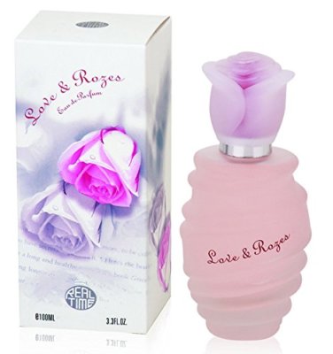 Love & Rozes by Real Time Eau De Parfum 3.3 oz spray