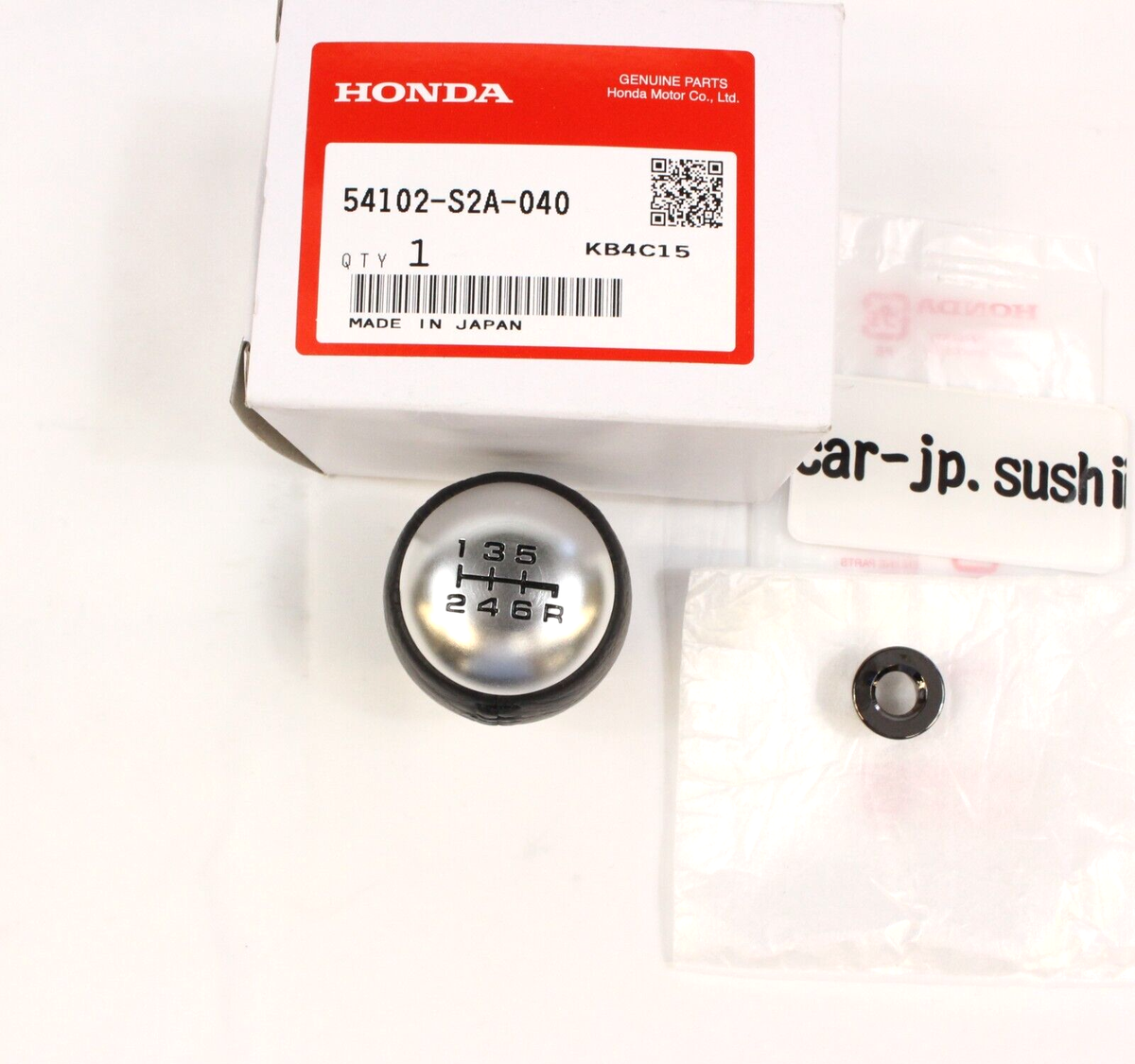 Honda Genuine S2000 AP1 AP2 6-Speed Leather Shift Knob Change