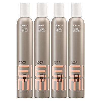 WELLA EIMI NATURAL VOLUME Styling Mousse Volumenschaum Schaumfestiger 4x 500 ml
