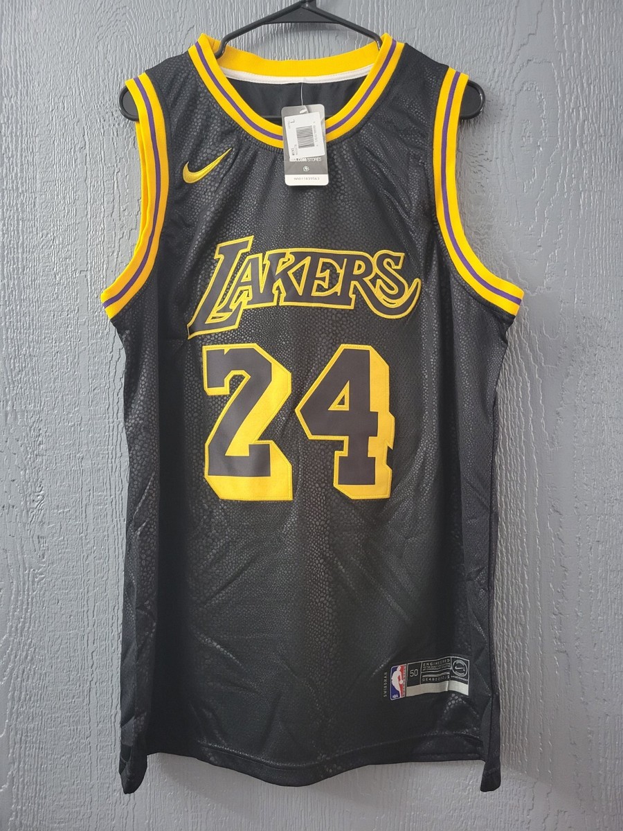 Nike Kobe Bryant #24 Lore Series Jersey City Edition Black Mamba