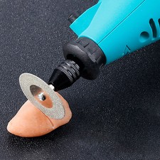 12er Diamant Trennscheibe 50mm Glas Metall Schleifscheibe für Dremel Proxxon