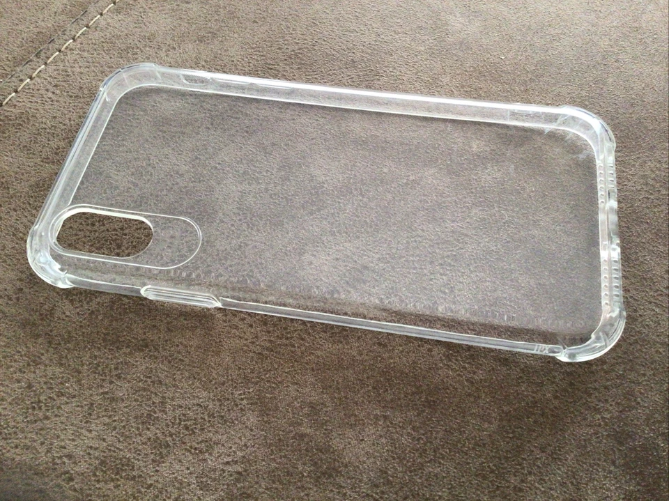 Clear Silicone Rubber Gel Protective Case Cover Skin For Apple iPhone X XS - Image 3 of 4