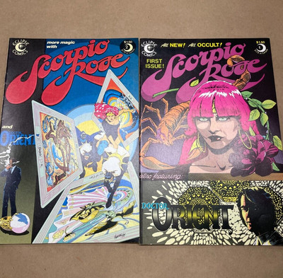 Scorpio Rose Run #1-2 Eclipse Comics. Lot of 2