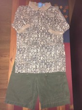 Boys Shirt Cargo Shorts