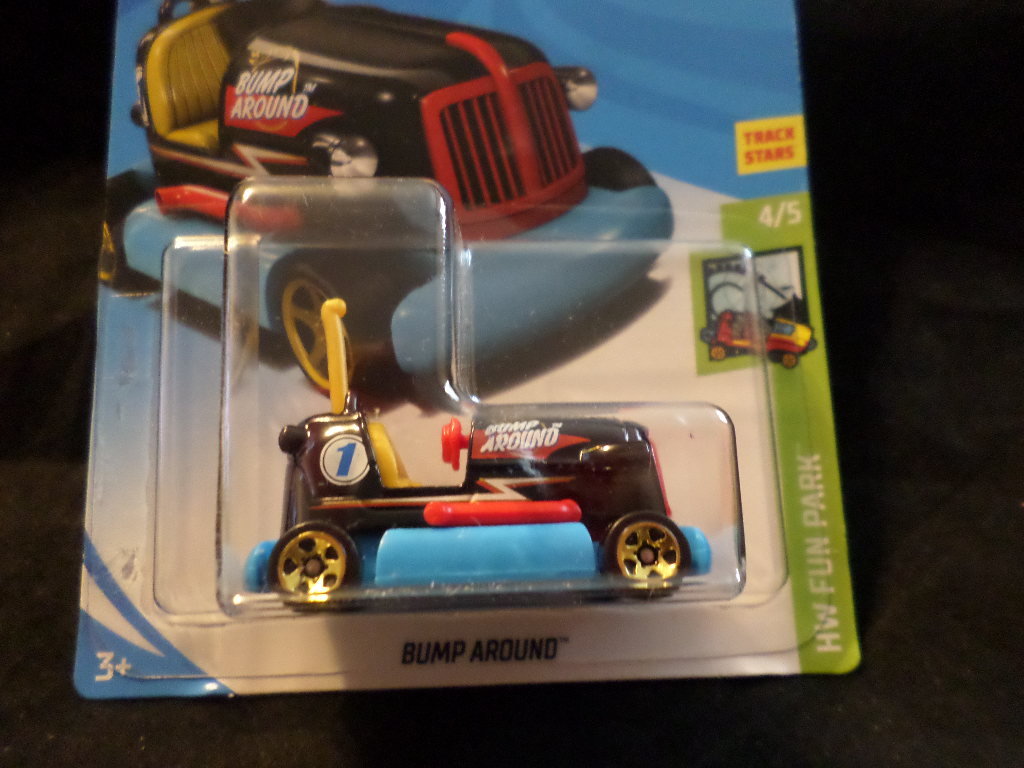 HW HOT WHEELS 2018 HW FUN PARK #4/5 BUMP AROUND BLUE/BLACK HOTWHEELS VHTF