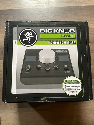 Mackie - Big Knob - Passive Studio Monitor Controller - Limited-Edition - Black