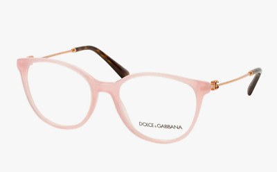 Dolce & Gabbana Reading Glasses DG 3363 3384 54-18 Pink & Rose Gold Frame Reader