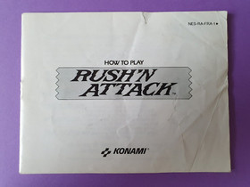 RUSH'N ATTACK / Nintendo NES PAL B FRA - EEC / Konami + Boitier de protection