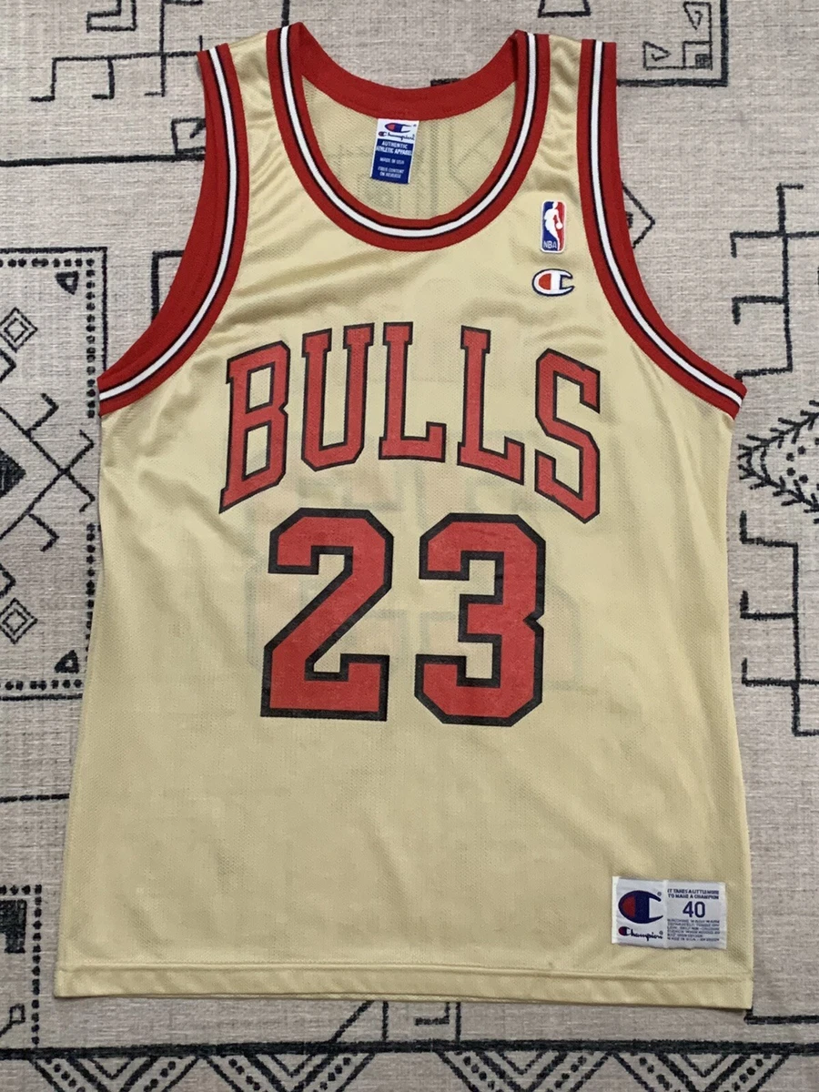 Michael jordan gold champion jersey cheap