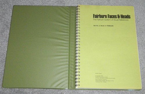 3 Volume Set of Fairburn System of Visual Reference Books: Faces & Heads - 1976 - Picture 8 of 12