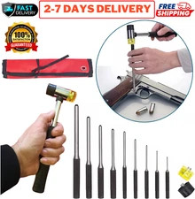 Professional Roll Pin Punches Punch Set Rifle Gunsmithing Jewelers Repair Pouch