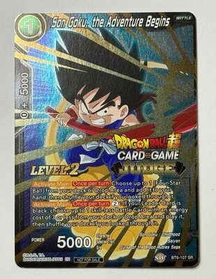 Son Goku, the Adventure Begins (Level 2) - Judge Promotion Card Dragon Ball
