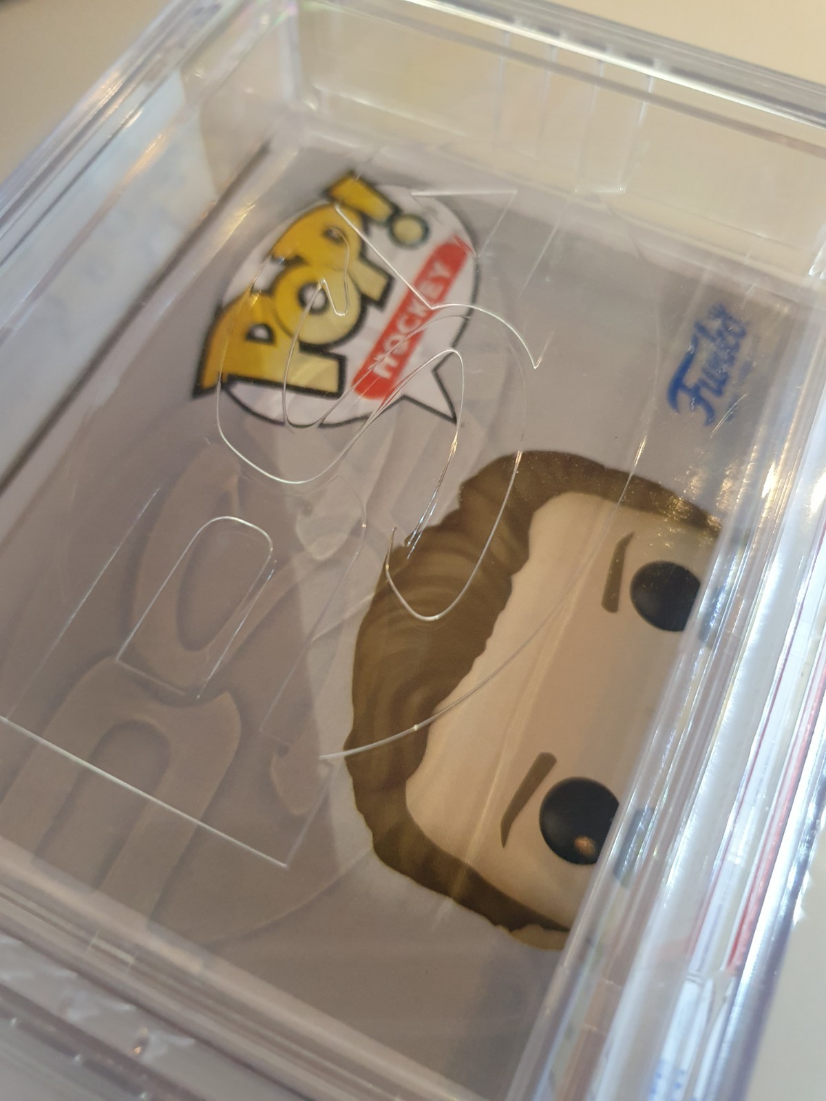 2024 Connor Bedard Funko PSA 9 Figure #96 - Low POP RARE Encapsulated view 6