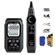Network Cable Tester with Multimeter Tester, NCV AC DC Voltmeter, POE Tester,...