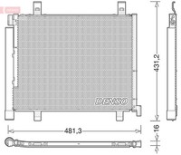 Denso Kondensator, Klimaanlage U.A. FüR Seat, Skoda, VW