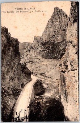 Vallée de L'aude Défilé de Pierre-lys Scenic Mountain Road Vintage Postcard