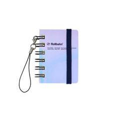 Delfonics Rollbahn Spiral Metallic Micro Notebook: 2 in. x 2.6 in. Polarized