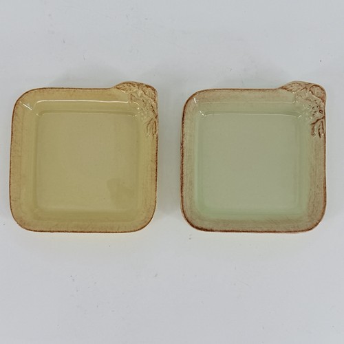 Casa Stone Madeira Harvest Olive Plates Set 2 Small Trinket Dishes 3.5”