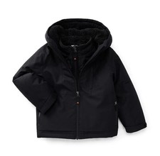 Ozark Trail Boys NWT Systems 4-in-1 Black Coat/Jacket Removable Fleece S 6/7