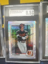 2020 BOWMAN CHROME MEGA BOX ADLEY RUTSCHMAN SGC 8.5 #BCP-50