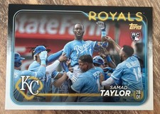 Samad Taylor - 2024 Topps Series 1 #32 - Golden Mirror Image Variation SSP 🔥