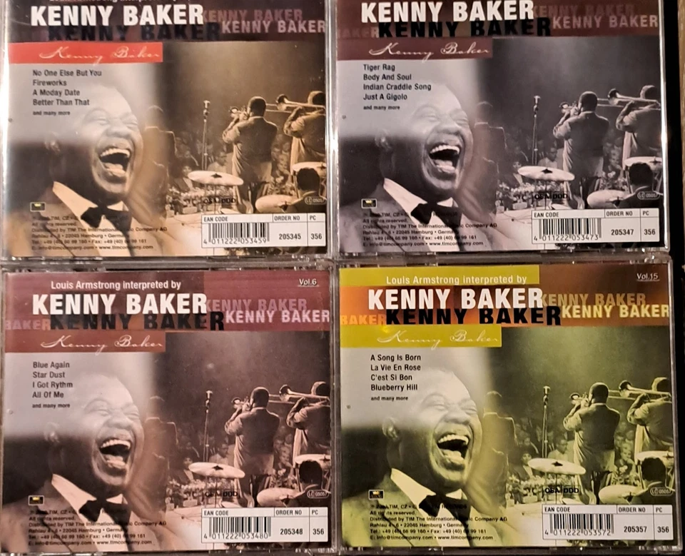 Louis Armstrong/ Kenny Baker Vol 3/ 5/ 6/ 15 (vier Doppel-CDs) - Bild 2 von 2