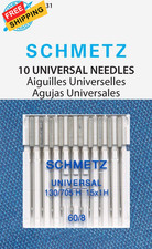 SCHMETZ Universal 130/705 H Household Sewing Machine Needles - Carded -...