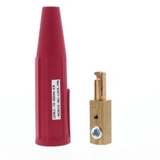 Lenco LC-10-05047 #4 AWG 1/0 Red Single Set Screw Connector Male No Set Screw