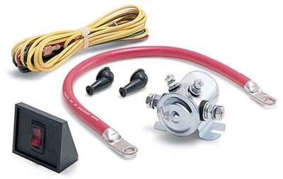 62132 Power Interrupt Kit with Battery Lead, Hardware, Solenoid, Switch and Wiri