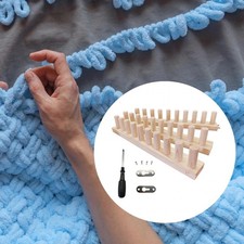 Chunky Yarn Blanket Loom   Wooden Knitting Loom for Beginners  Ideal Party Gift