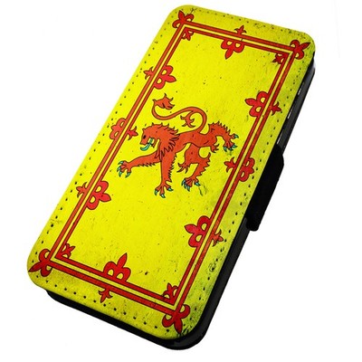 Bedruckte Flip Handyhülle iPhone, Samsung & Huawei Scottish Lion Rampant