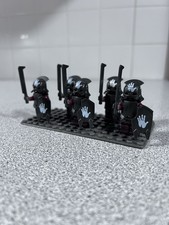 Lego Orc Uruk-hai x5 Custom Printed Minifigure Lot Lord of the Rings read desc