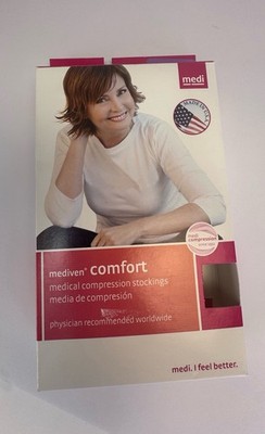 mediven Comfort Medical Compression Stockings,  Natural, Calf  30-40 ct, sz III