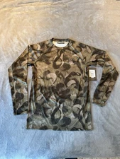 Men's [ak] Helium Power Grid™ Base Layer Crewneck - New w/Tags - Small (Camo)
