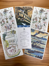 P&O SS CATHAY- 6 Menus 1973