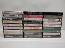 1970s-90s Cassette Tapes: EAGLES-PETTY-FLEETWOOD-QUEEN-CARS-CHICAGO Lot of 27