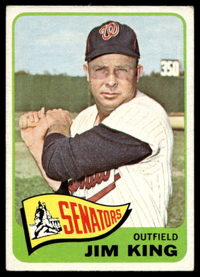 1965 Topps #38 Jim King Washington Senators EX-EXMINT