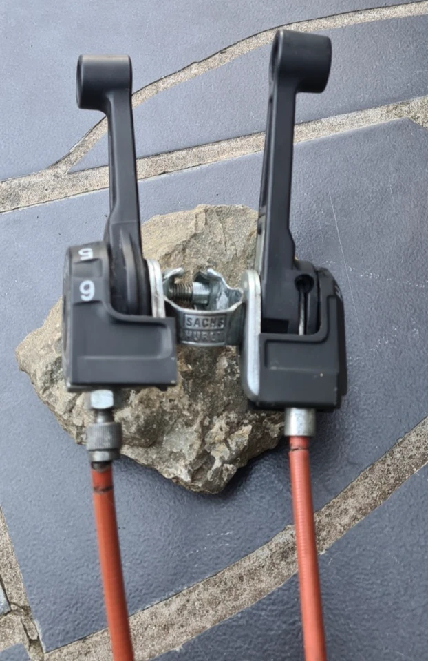 Original Sachs Huret Commander Schaltwerk 6-fach + Schalthebel 2x6 + Zubehör - Bild 4 von 4