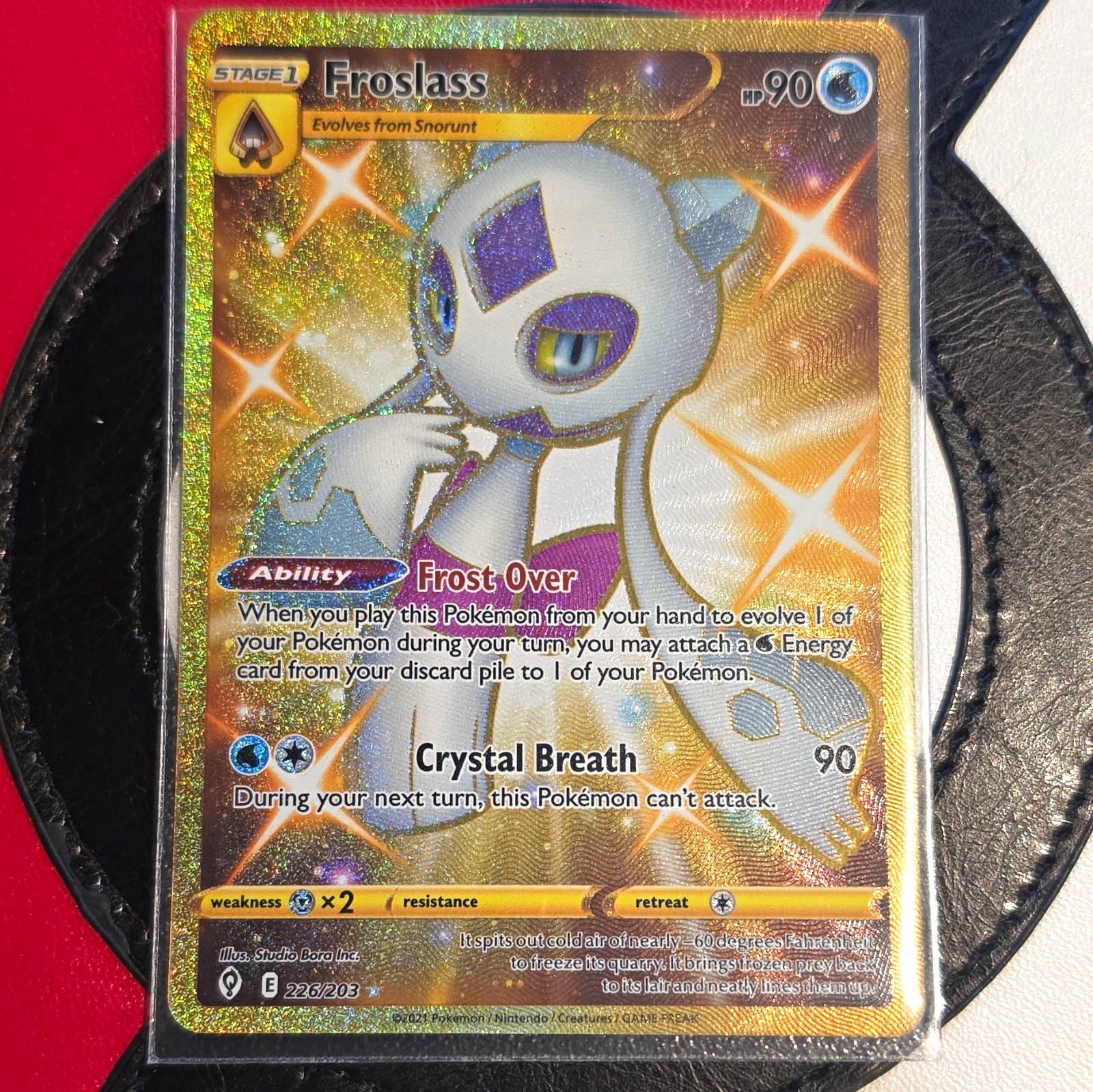 The Pokémon Company Froslass 226/203 SWSH07 Evolving Skies Secret FA Holo Eng