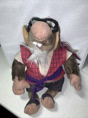 Teenage Mutant Ninja Turtles Splinter Plush TMNT Mutant Mayhem Mattel NWT