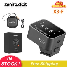 US Godox X3-F X3F 2.4G TTL HSS Camera Flash Light Trigger Transmitter For Fuji