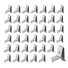 Shelf Clips, Adjustable Supports Clip for 255 Standard Medium, Silver 40