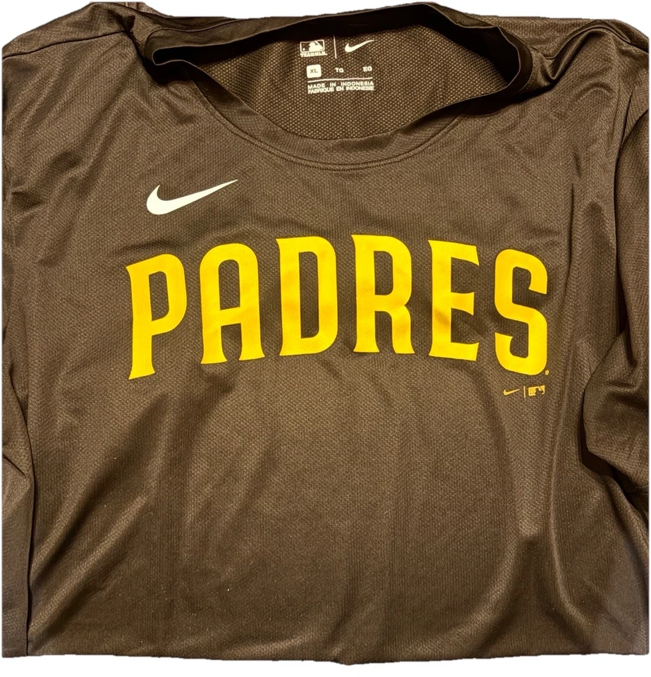 San Diego Padres Brown Nike MLB Shirt Size XL - Image 4 of 4