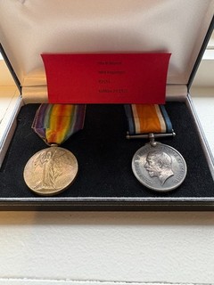 ww1 newfoundland regiment antique set of war medals orginal