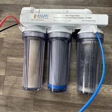 Bulk Reef Supply 4 Stage Value Plus 75 GPD RO/DI Reverse Osmosis Deionization...